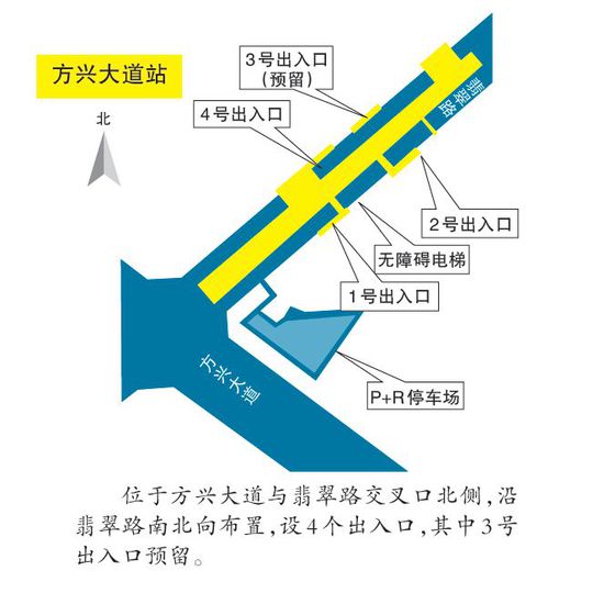 合肥市地铁3号线站点集体亮相示意图