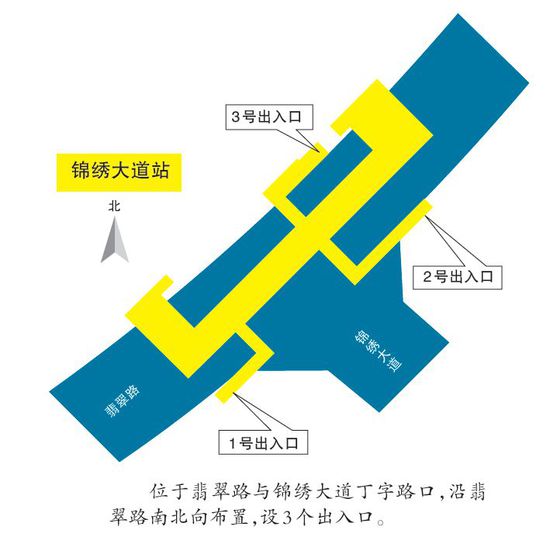 合肥市地铁3号线站点集体亮相(示意图)