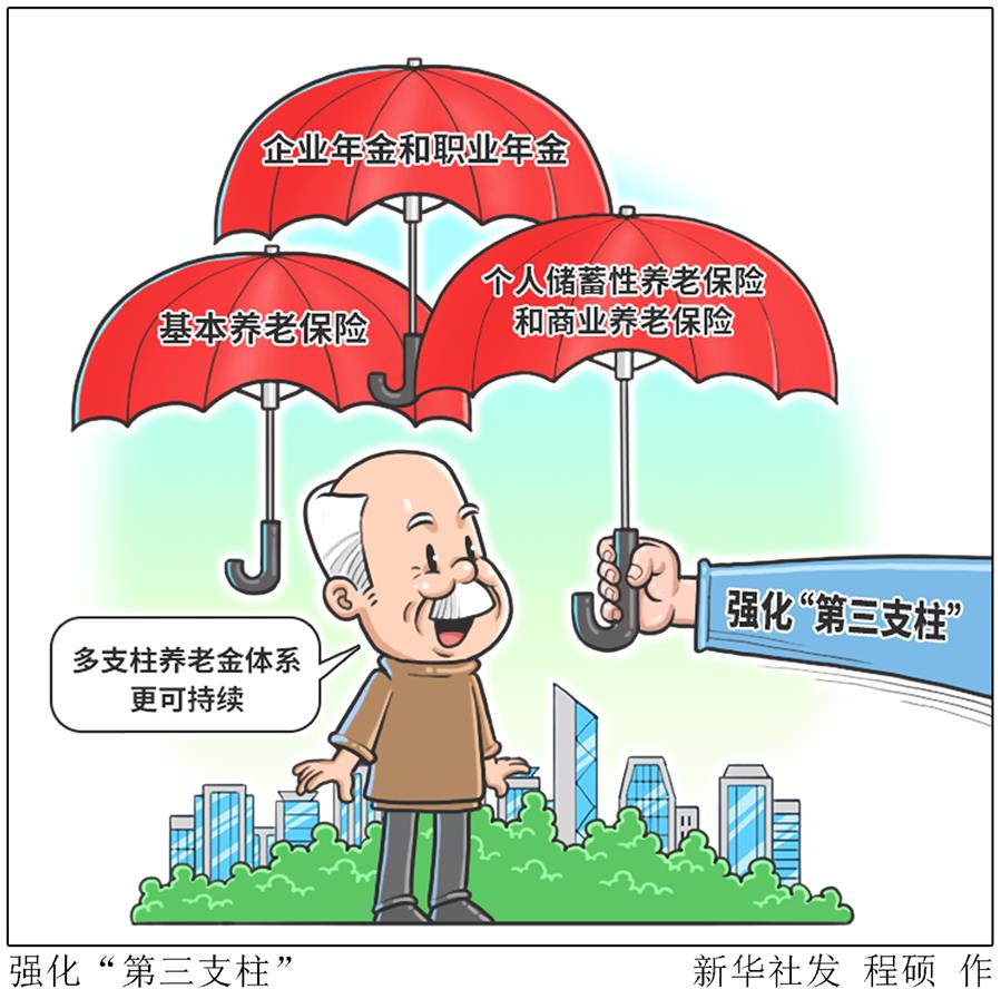 （图表·漫画）［社会］强化“第三支柱”
