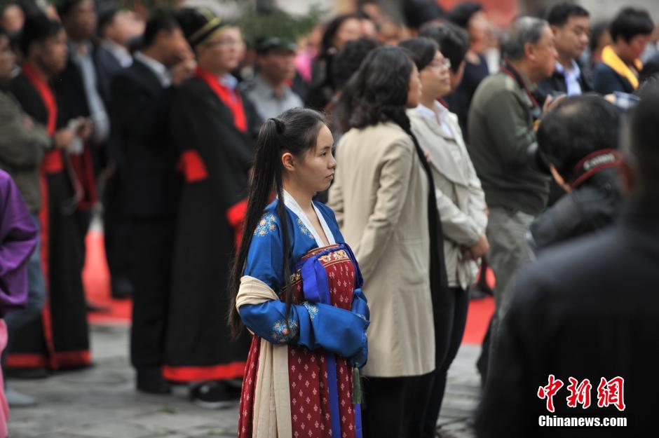 北京国子监举行祭孔大典